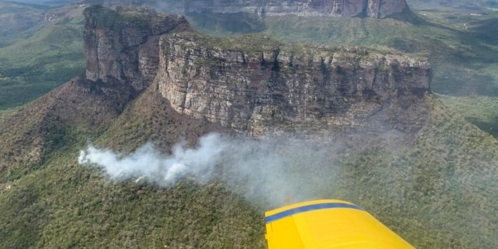 Incêndio atinge Chapada Diamantina na Bahia