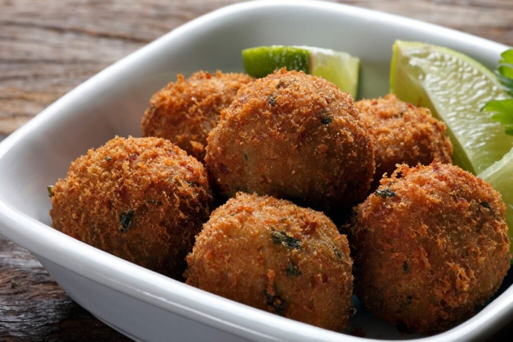 Bolinho de peixe.