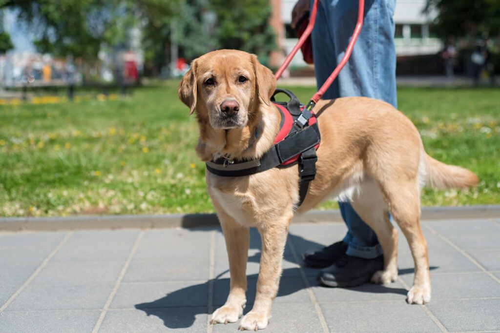 Cães-guias transformam a rotina de pessoas com deficiência visual, oferecendo independência, segurança e parceria diária.