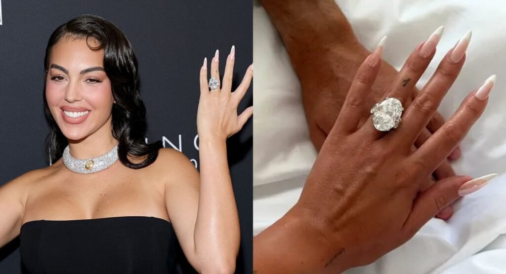 Georgina Rodríguez comenta noivado com Cristiano Ronaldo e brinca sobre o anel milionário