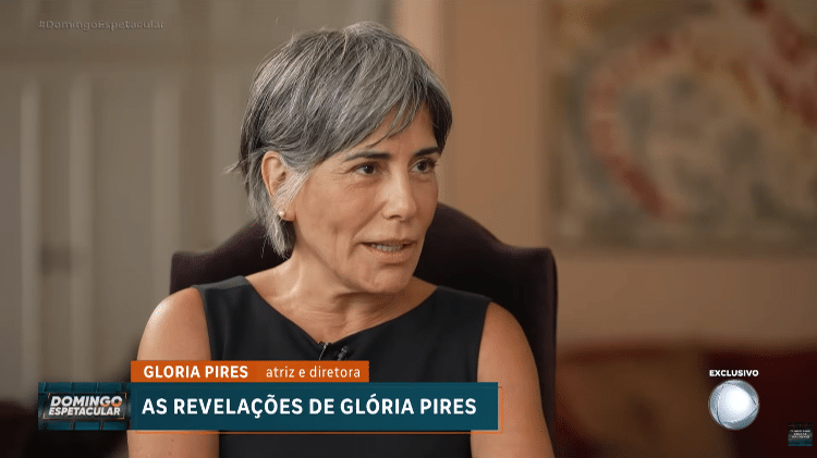Gloria Pires estreia como cineasta e diz não ter pressa em voltar à TV Gloria Pires em entrevista na RecordTV