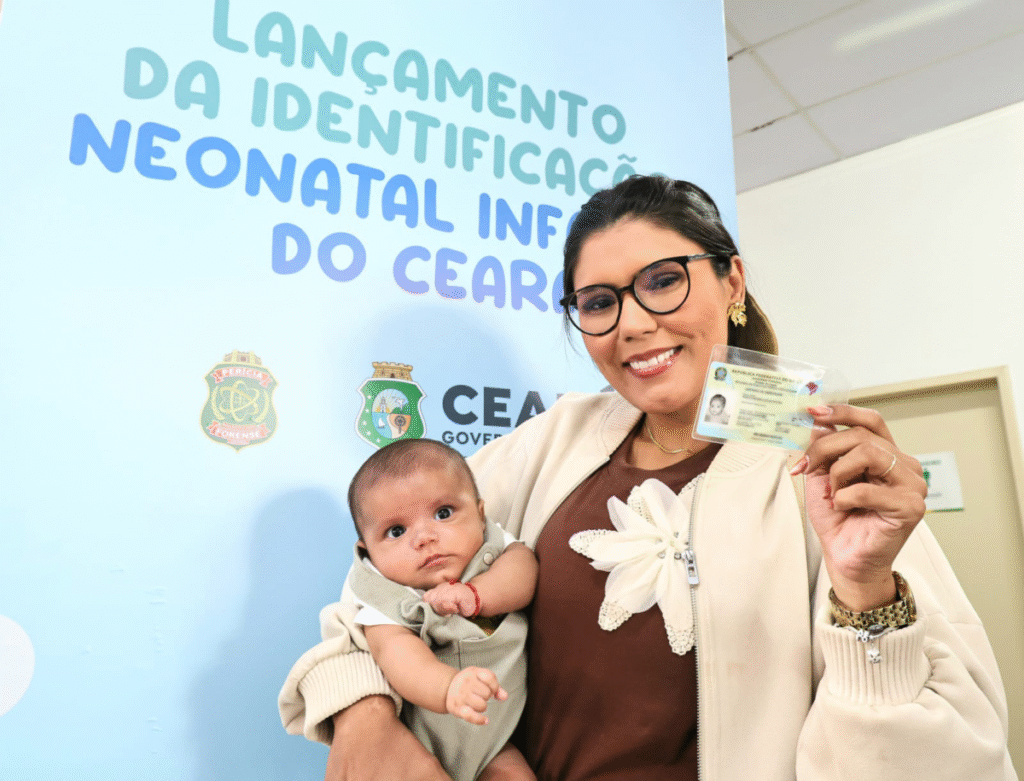 Ceará inicia emissão da Carteira de Identidade Nacional para recém-nascidos