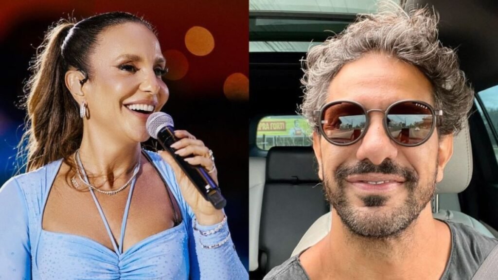 Ivete Sangalo é vista aos beijos com empresário durante shows em São Paulo