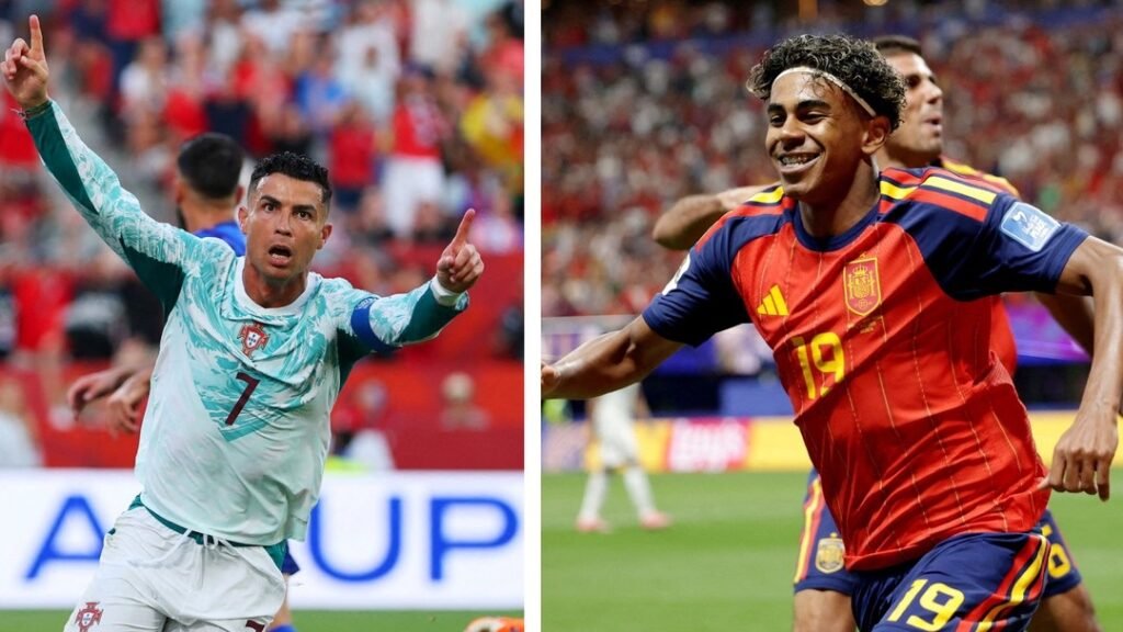 Portugal e Espanha se enfrentam nas oitavas da Copa nesta segunda; veja programação