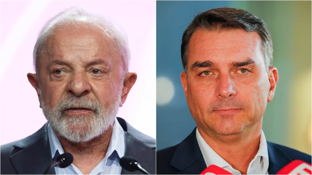 Pesquisa Atlas/Bloomberg mostra Lula ampliar vantagem sobre Flávio Bolsonaro na disputa presidencial