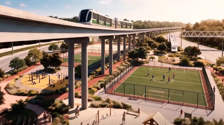 Governo do Ceará anuncia praça de 23 mil m² integrada ao VLT Aeroporto-Castelão