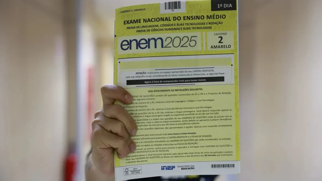 Enem 2026: cartilha de redação alerta contra “repertório de bolso” e detalha proposta de intervenção