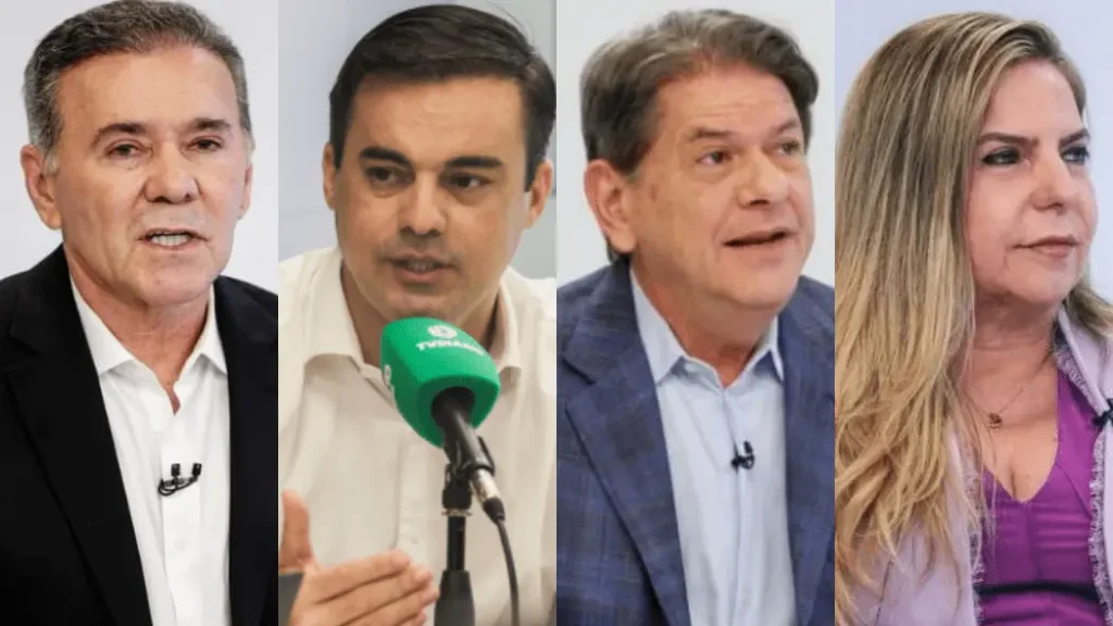 Cid e Luizianne assumem protagonismo em debate marcado por embates com Wagner e Alcides