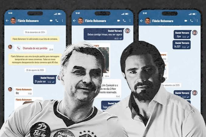 AS 96 Mensagens entre Flávio E Vorcaro, 90 DIAS Antes da prisão